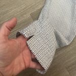 J. McLaughlin  Stretch Ponte Ankle Dress Slacks Pants Size 8 Blue White Photo 3