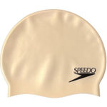Speedo  White Swim Cap | Unisex Silicone OS Photo 0