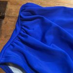 Cupshe Women's  rushed High Waist Bikini Bottoms Size Large Blue Color Photo 8