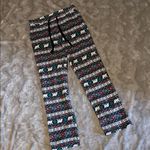 Old Navy Festive Polar Bear Pajama Pants - Black, Red, Green, White Photo 2