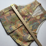 American Vintage VTG Aztec Pattern Waistcoat Vest Pastel Colors‎ Size Small Boho Western Photo 3