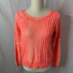 Numph Anthropologie size small coral sweater Pink Photo 1