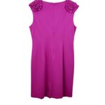 Trina Turk Fitzgerald Ponte Fuschia Knit Sheath Dress Size 6 Photo 3