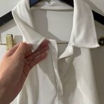 Cloud Ten White Collared Women's Top w Open Back Photo 2