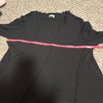 Free People  Care Full Swing Asymmetrical Tunic - Black- Size Large Photo 6