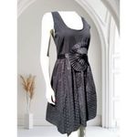 Anthropologie ✨ Wendy Katlen Black Polkadot Bow Sz 2 Dress✨ Photo 4