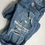We The Free  • Light Wash Destructed Ripped Button Fly High Rise Jeans Photo 1