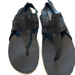 Sorel Women's Out N About Leather Black Flats Sandals Photo 2