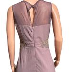 Soieblu purple maxi dress with beaded bodice slit L Size L Photo 6