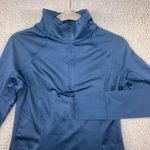 Apana Track Jacket Women Small 1/4 Zip Mock Neck Outdoor Running Yoga Workout Photo 2