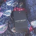 Lucky Brand Floral Lace Top - Blue and Pink size M new Photo 10