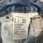 American Eagle 90s Bootcut Denim Blue Jeans Split Hem High Rise Women’s Size 8 R Photo 10