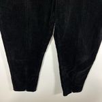 & Other Stories & Other Stories Pants Women’s Sz 12 Black Chunky Corduroy Relaxed Front Leg Zip Photo 2