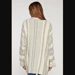 Lovestitch  Baja Beach Cardigan - Ecru Stripe M/L Photo 2