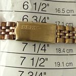 Seiko Automatic 17 Jewels Vintage Ladies Watch Gold Bracelet Dial Date Window Photo 13