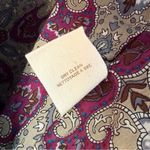 Free People  Paisley Gothic Navy Embroidered Lined Peacoat Jacket Swing Coat -2 Photo 11