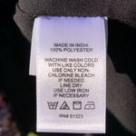 CeCe Black Floral Tiered Chiffon Long Sleeved Dress M Photo 8