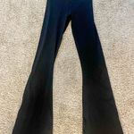 Aerie Black High-Waisted Crossover Flare Leggings Photo 3