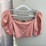 Boohoo NWT  puff sleeve crop top - Barbie outfit Photo 1