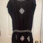 Romeo + Juliet Couture Women’s Boho Dropped Waist Black Embroidered Dress Sz S Photo 4