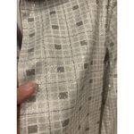 Maison Riche Jacket Womens XS Gray Sequin Plaid Velvet Collar Cuffs Long Sleeve Photo 3