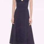 Zimmermann Crepe Strapless Dress in Navy NEW Photo 2
