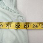 Torrid  Top Womens 3X Green Studio Crepe Jersey Mock Neck Lace Flutter Romantic Photo 6