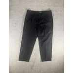Vince  black‎ cuffed soft silky bemburg/cotton Trouser Dress Pants Pleated 10 Photo 2