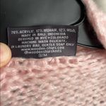 Wooden Ships  Mohair Wool Blend Light Baby Pink Cardigan Sweater Size S / M Photo 3