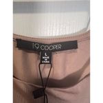 19 Cooper Sleeveless Tank Camisole Top Mocha Brown Size Large Ruched Side Photo 5