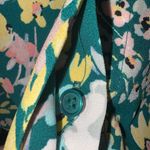 Investments NWT Caroline Signature Pastel Garden V-Neck 3/4 Sleeve Button Front Top Size 2X Photo 4