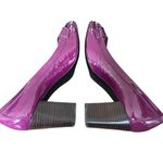Coach  Colby Purple Patent Leather Heels size 9 Photo 6