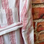 Tularosa Pale Pink Lace Aubrie Dress in Red and White Stripe Photo 13