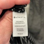 Athleta  Navy and White Striped Maxi Dress‎ Twist & Turn Back Women’s size Medium Photo 5