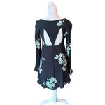 Free People  Wanderer Floral Boho Bell Sleeve Tunic Dress Womens Size Small Photo 5