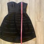 Halston Heritage Halston Herritage Strapless Sweetheart Black High Low Cocktail Dress, size 4 Photo 8