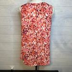 Sami & Jo tangerine abstract print sleeveless tunic top Size Large Photo 3