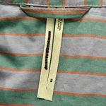 Anthropologie By Size XS Striped Short-Sleeve Cotton Pajama Top Button Shirt Photo 2