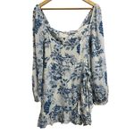 Reformation Cammi Floral Crepe Mini Dress In Corsica size 8 NEW $270 Photo 1