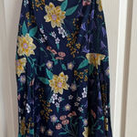 Old Navy Navy Blue Floral Dress Photo 0