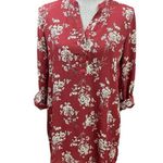 Forever 21  Tops Womens
Small Long Sleeve Floral Roll
Tab Casual Blouse Photo 0