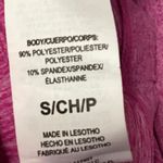 Reebok  Pink Scoop Neck Racerback Running Athletic Workout Tank Top Size S Photo 3