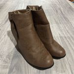 Shoes of Soul Ankle Boots with Heels, Brown Tan; 6 women’s Photo 2