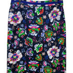 Boden Floral Pencil Skirt Sz 10R Blue‎ Multicolor Colorful Preppy Office Photo 0