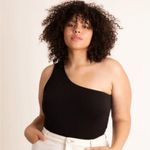 Eloquii New! One Shoulder Bodysuit black, women plus size 18/20 Photo 1