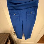 International concepts INC Cobalt Blue Double Breasted Military Jumpsuit Size 2P Photo 1