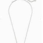 Kendra Scott  Elisa Silver Necklace Photo 0