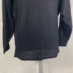 Alya Francesca’s Long Sleeve Lightweight Black Knit Sweater Size Small N… Photo 2
