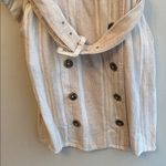 Forever 21  Beige and White Striped Dress Photo 3