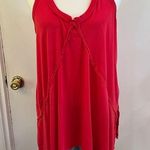 Sloane Rouge Red Braided Detail Tank Top Boho Festival Indie Style Size Medium Photo 2